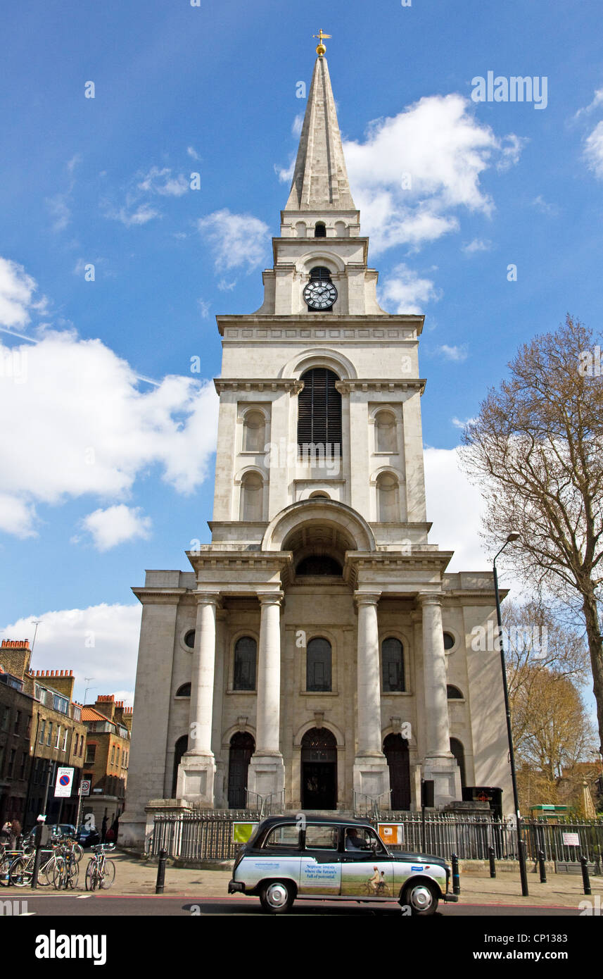 Christuskirche, Commercial Street, Spitalfields, Tower Hamlets, East End, London, England, Vereinigtes Königreich Stockfoto