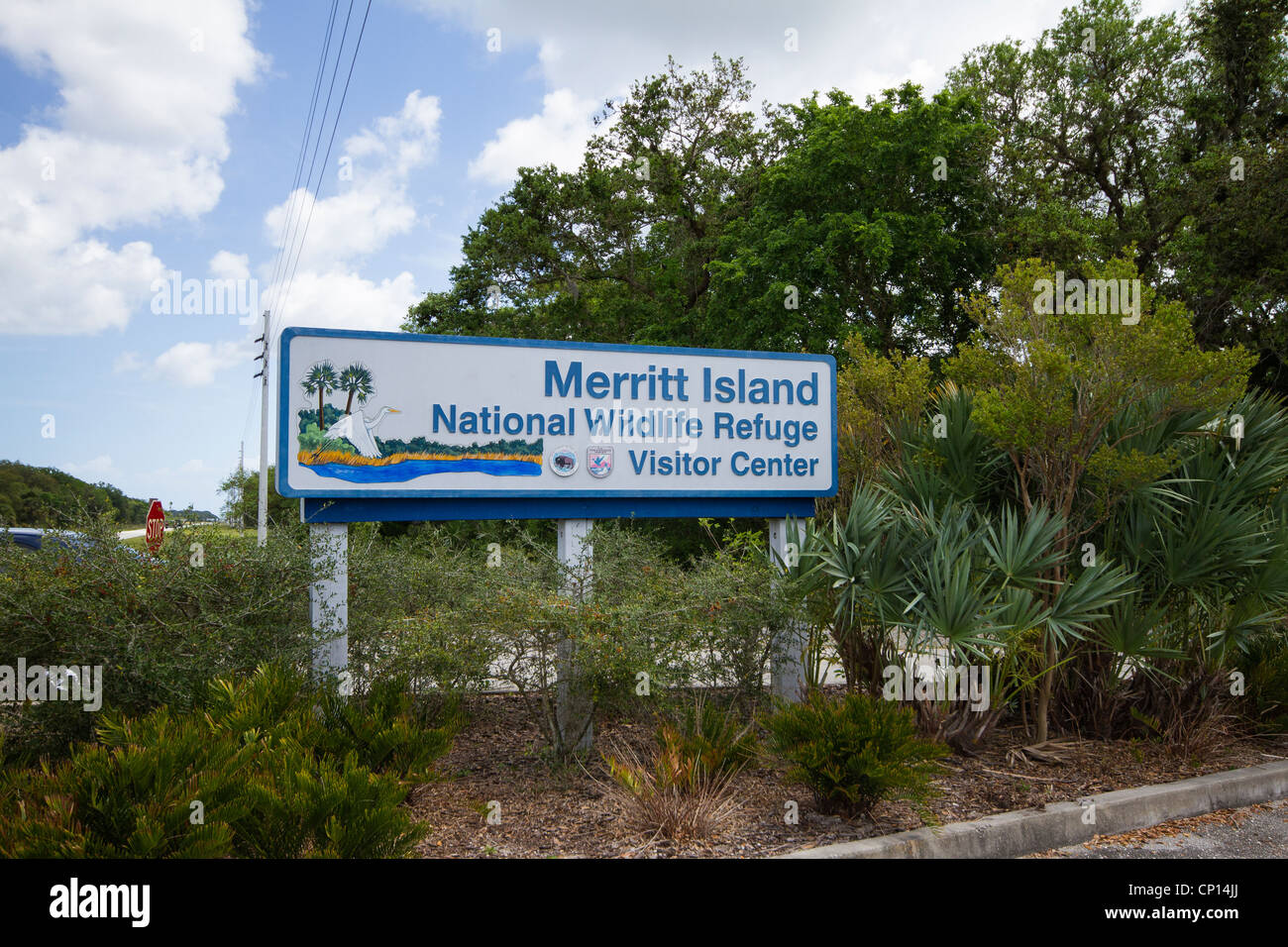 Besucherzentrum auf Merritt Island National Wildlife Refuge (MINWR) Stockfoto