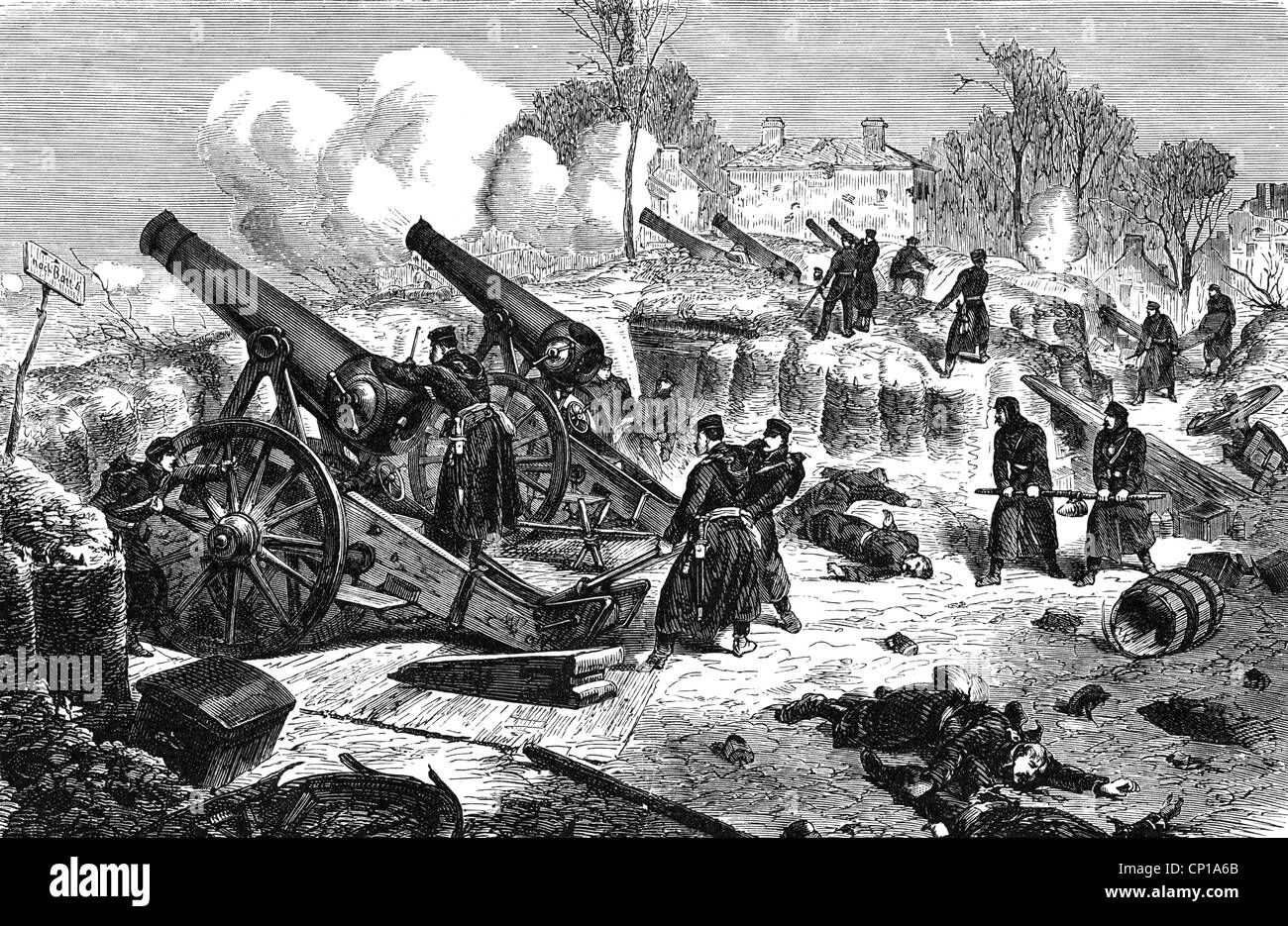 Krieg Im 19. Jahrhundert Veranstaltungen, Deutsch-Französischer Krieg 1870 - 1871, Belagerung