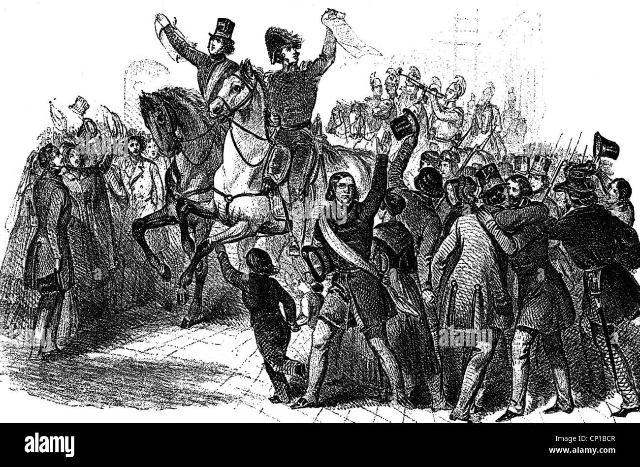 Ereignisse, Revolutionen von 1848 1849, Österreich, Wien