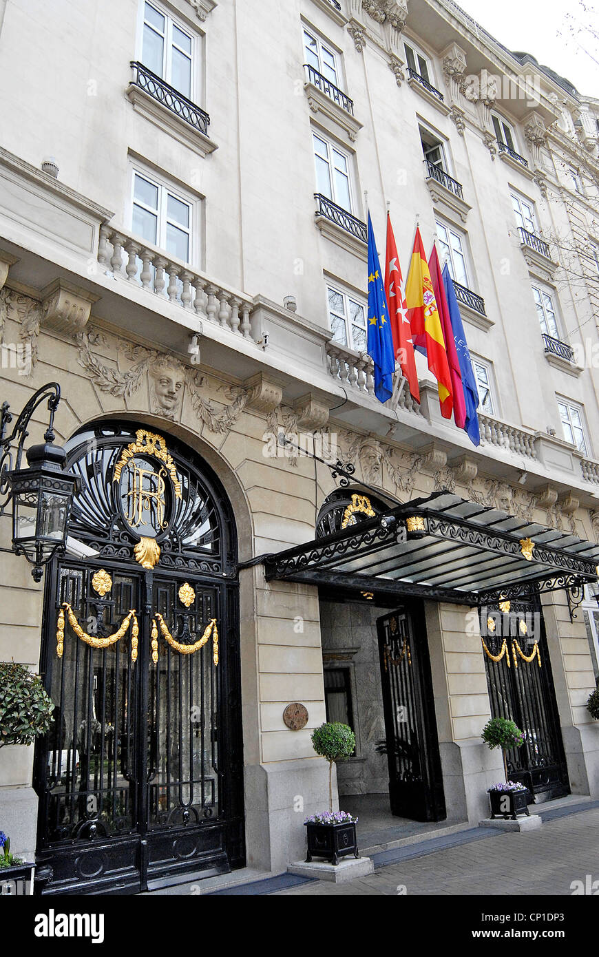 Palace Hotel Ritz Madrid Spanien Stockfoto