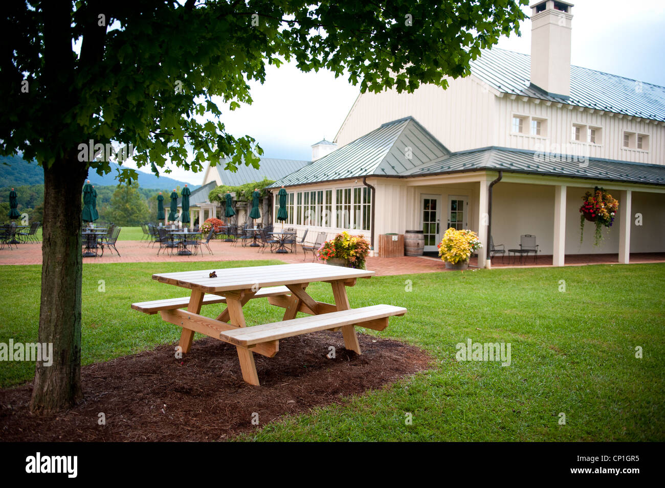 Weingut in Crozet, Virginia Stockfoto