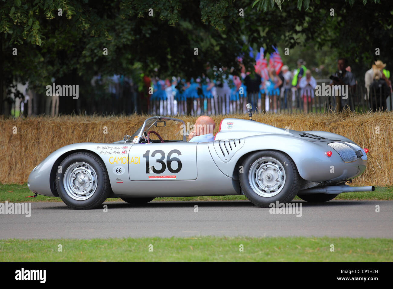 Sir Stirling Moss auf 2011 Goodwood Festival of Speed Stockfoto