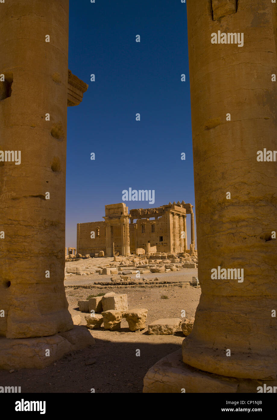 Tempel des Bel In der antiken römischen Stadt Palmyra, Syrien Stockfoto