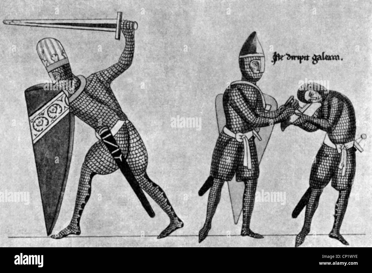 Mittelalter, Ritter, Waffen und Rüstungen mittelalterlicher Ritter ...