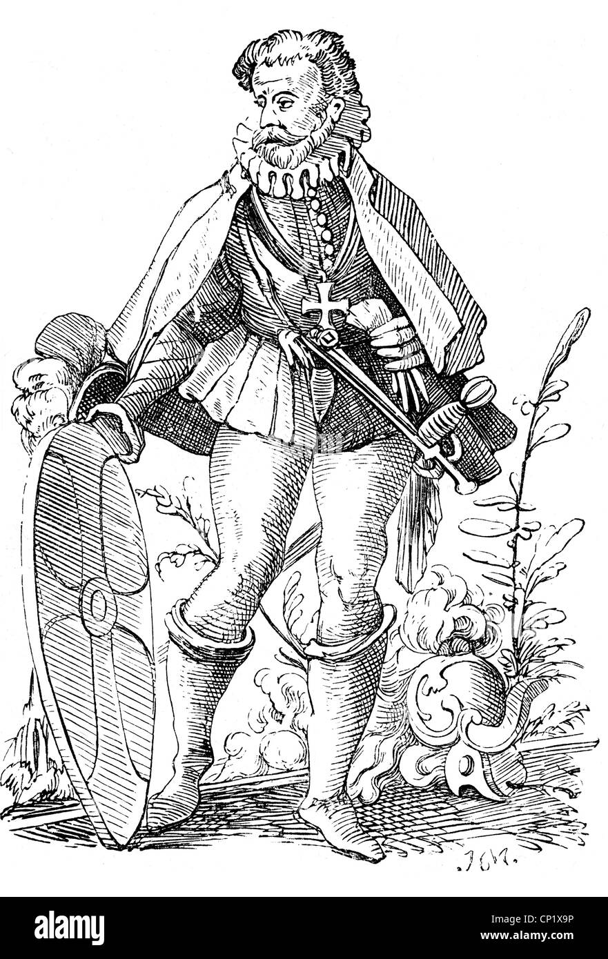 Mittelalter, Ritter, Ritter-Orden, Ritter-Orden, Ritter-Orden, Ritter-Orden, Ritter-Orden, Ritter-Orden, Ritter-Ritter-Orden, Ritter von Rhodos, Holzstich, 19. Jahrhundert, nach Holzschnitt von Jost Amman, 16. Jahrhundert, Militär, Soldat, Soldaten, heilig, geistlich, kirchlich, religiös, Schild, Schilde, Schwert, Schwerter, ritter eines Ordens, Kreuz, Kreuze, Renaissance, Rhodos, historisch, historisch, mittelalterlich, Menschen, zusätzliche-Rechte-Clearences-nicht verfügbar Stockfoto