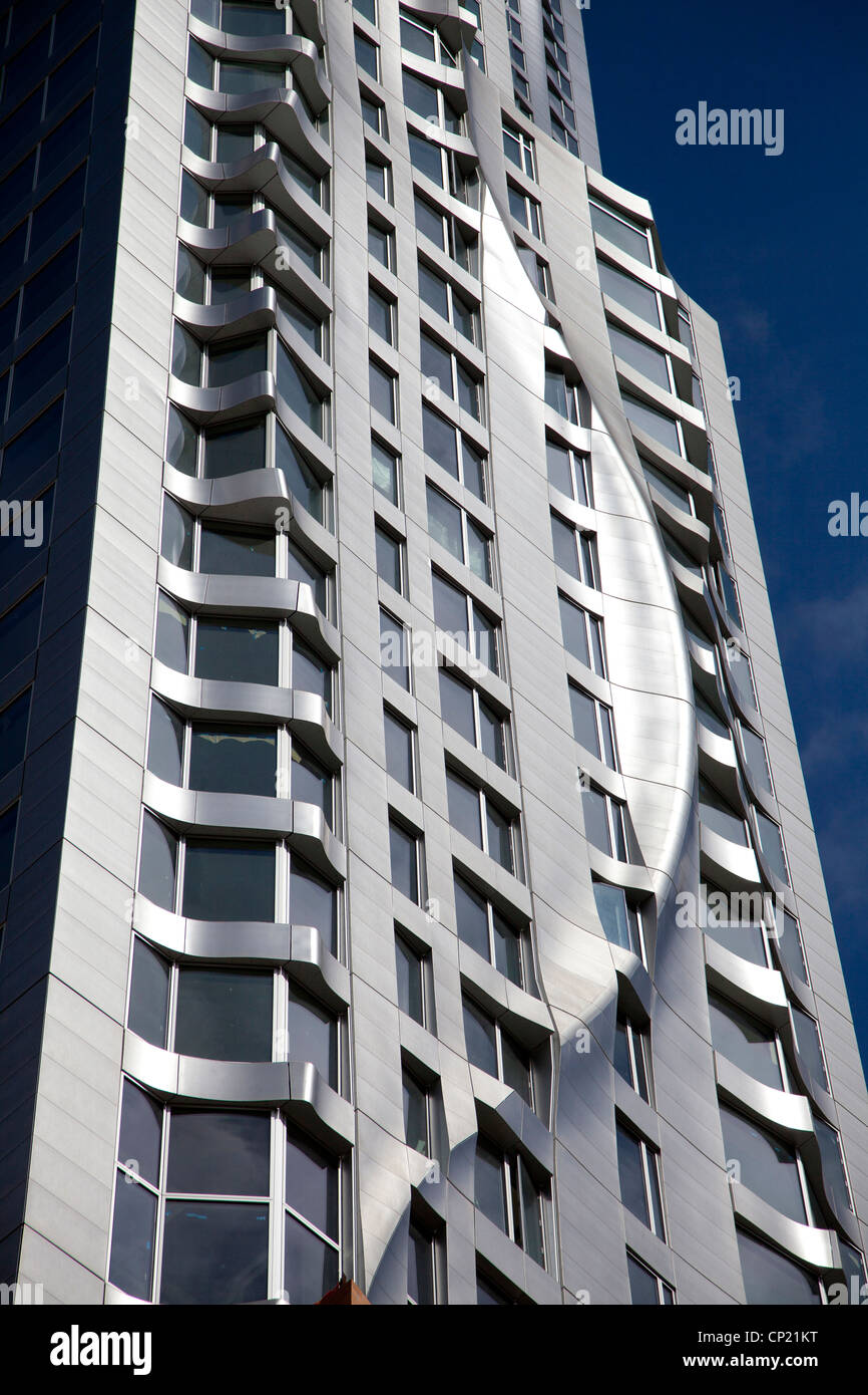 Beekman Tower, 8 Spruce Street, Lower Manhattan, New York. Hochhaus, gemischte Nutzung. Stockfoto