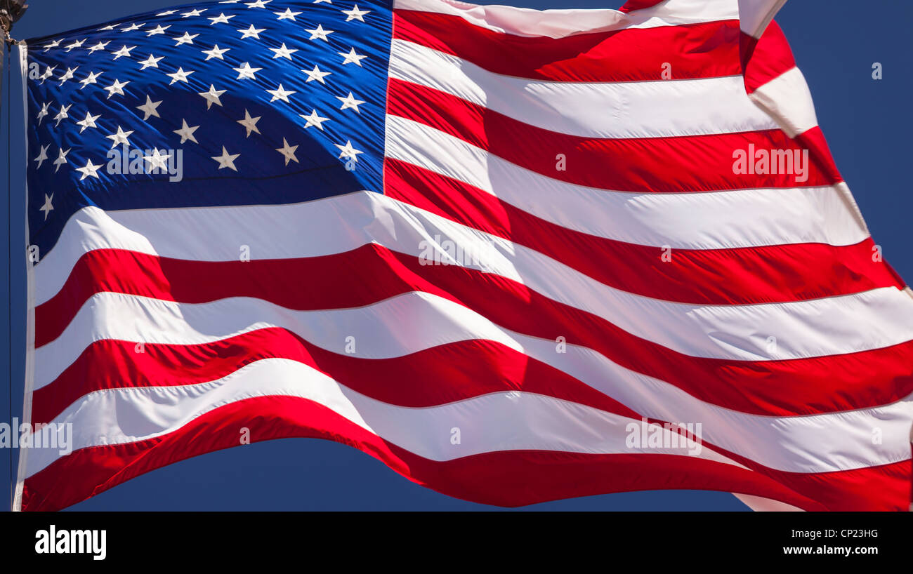 USA-Flagge Stockfoto