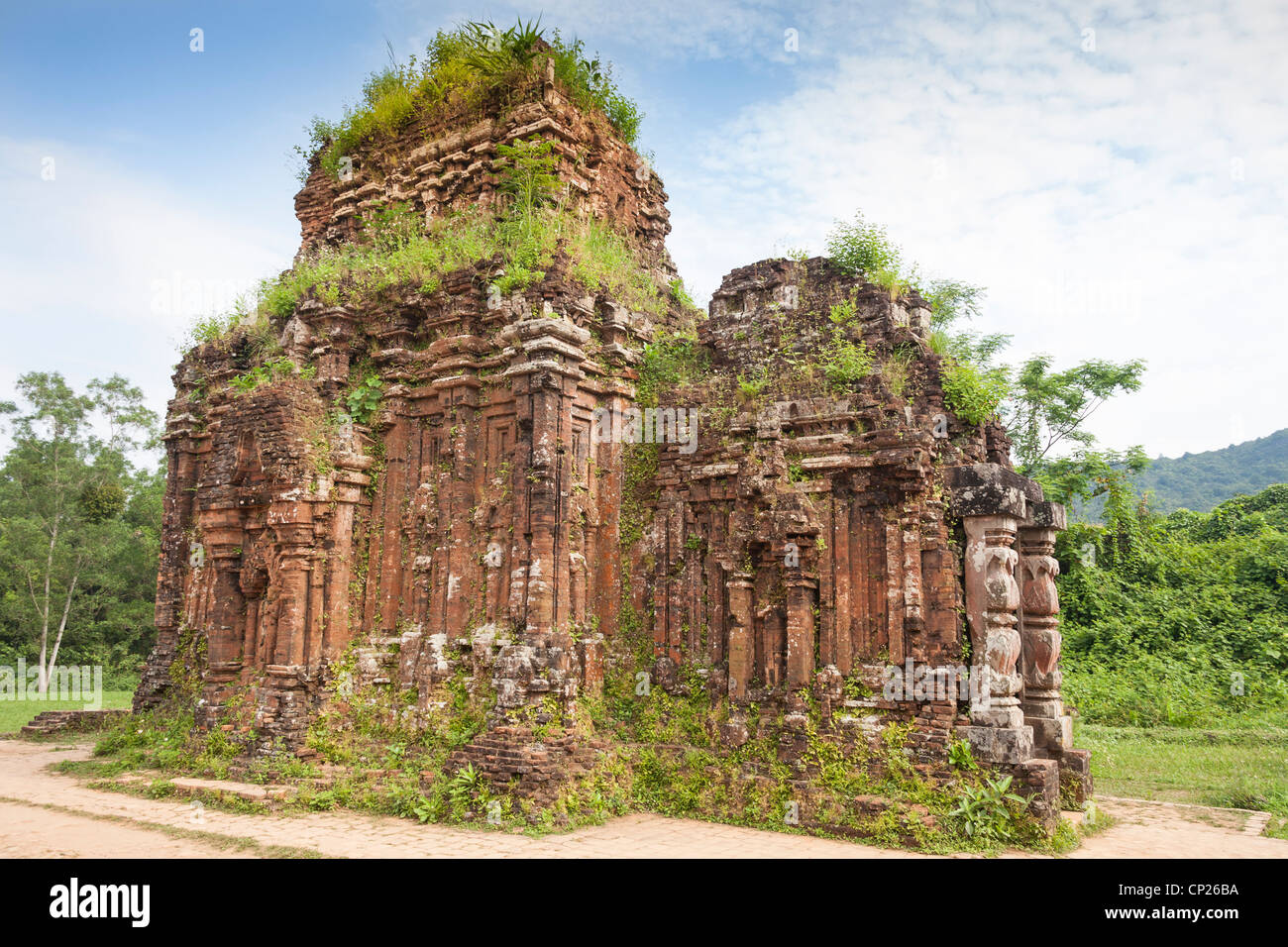 Kalan, einem historischen Gebäude in My Son, Provinz Quang Nam, Vietnam Stockfoto