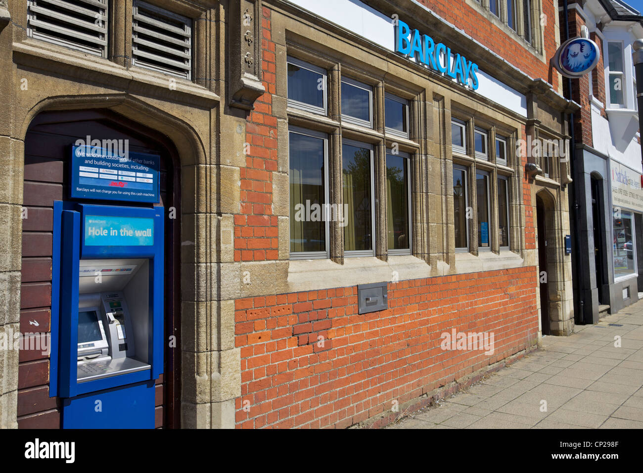 Barclays Bank, Biggleswade, England Stockfoto