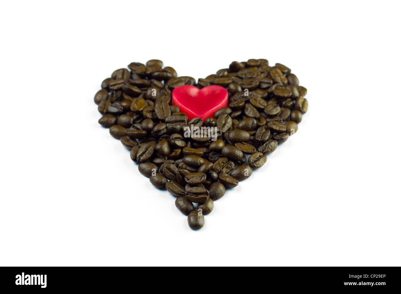 Schöne Kaffee Bohnen Stockfoto