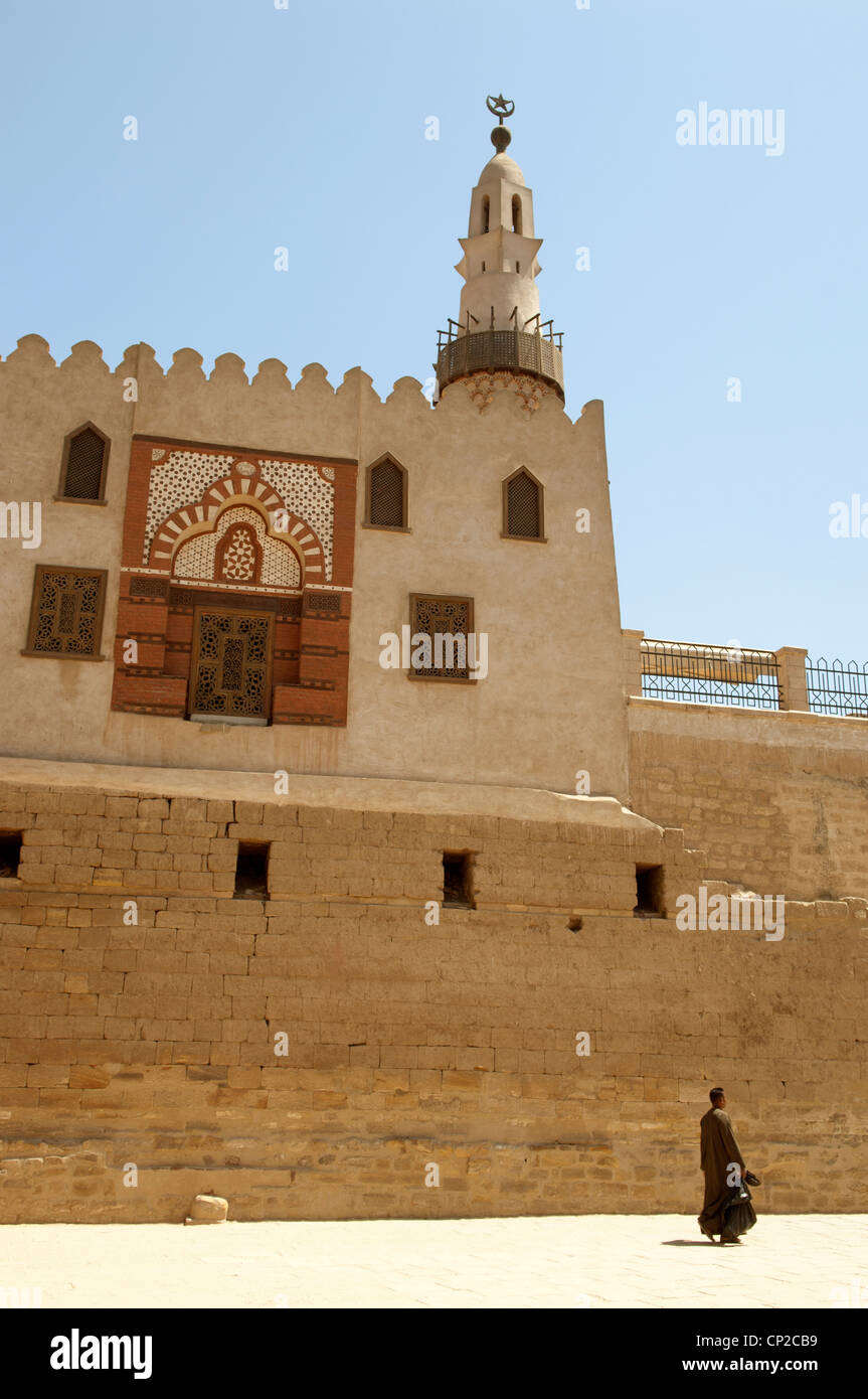 Die Moschee in Luxor Tempel Luxor. Stockfoto