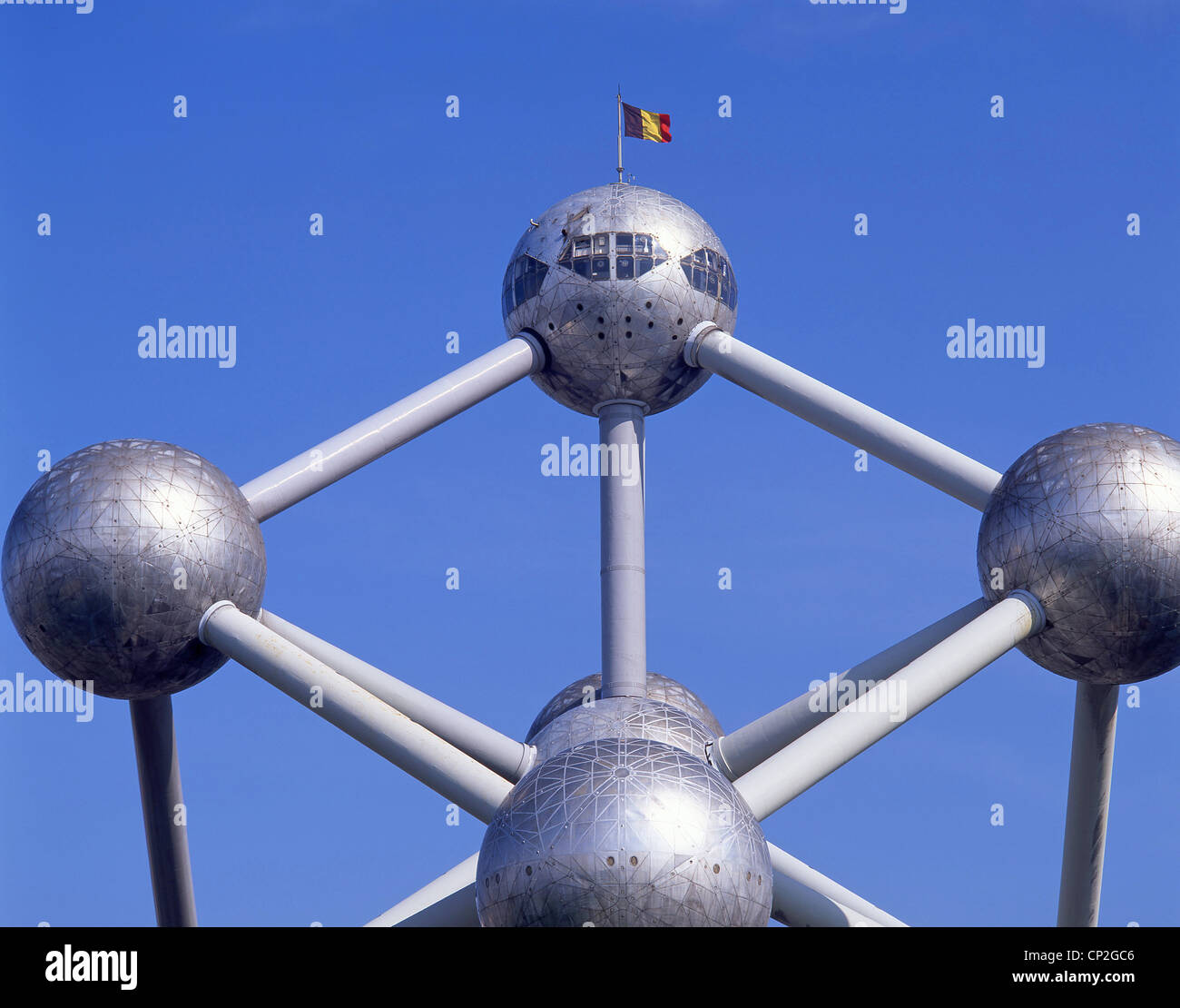 Das Atomium vom Heysel Park, Heysel, Brüssel, Belgien Stockfoto