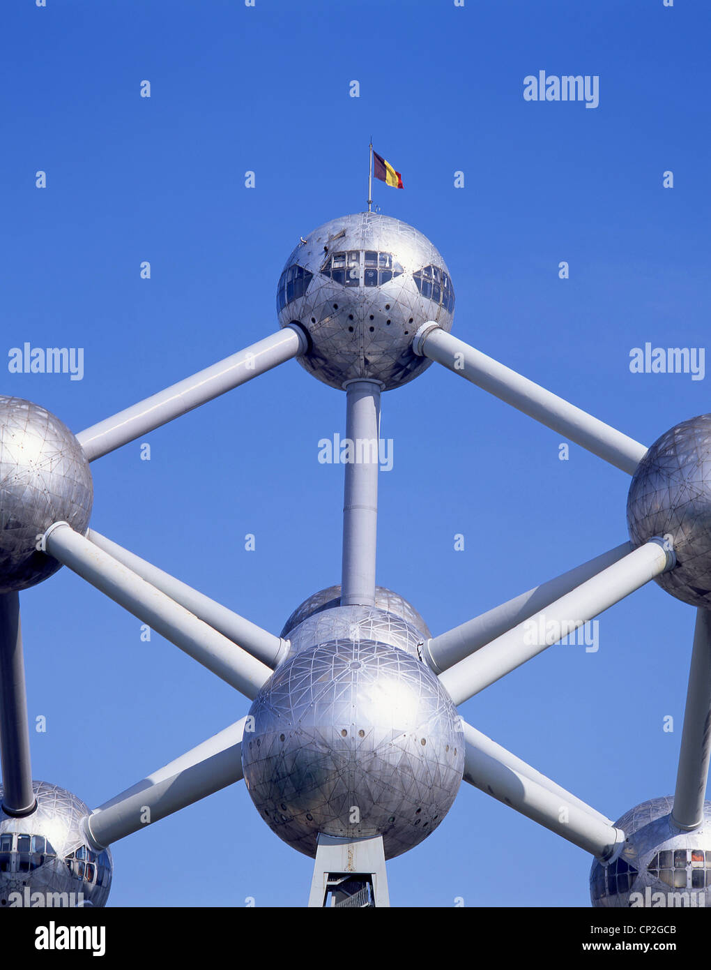 Das Atomium vom Heysel Park, Heysel, Brüssel, Belgien Stockfoto