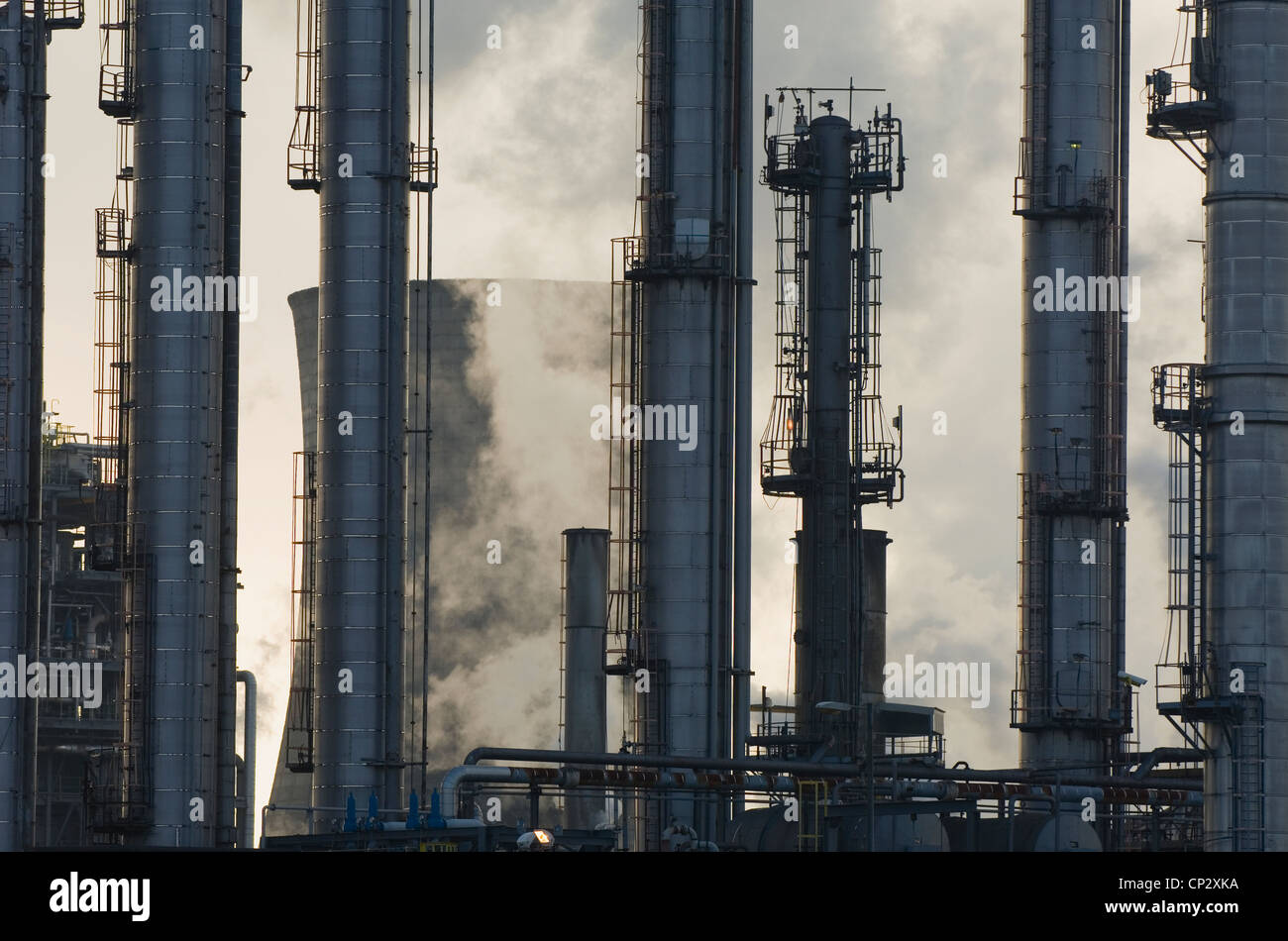 Öl-Raffinerie Grangemouth, Schottland. Stockfoto