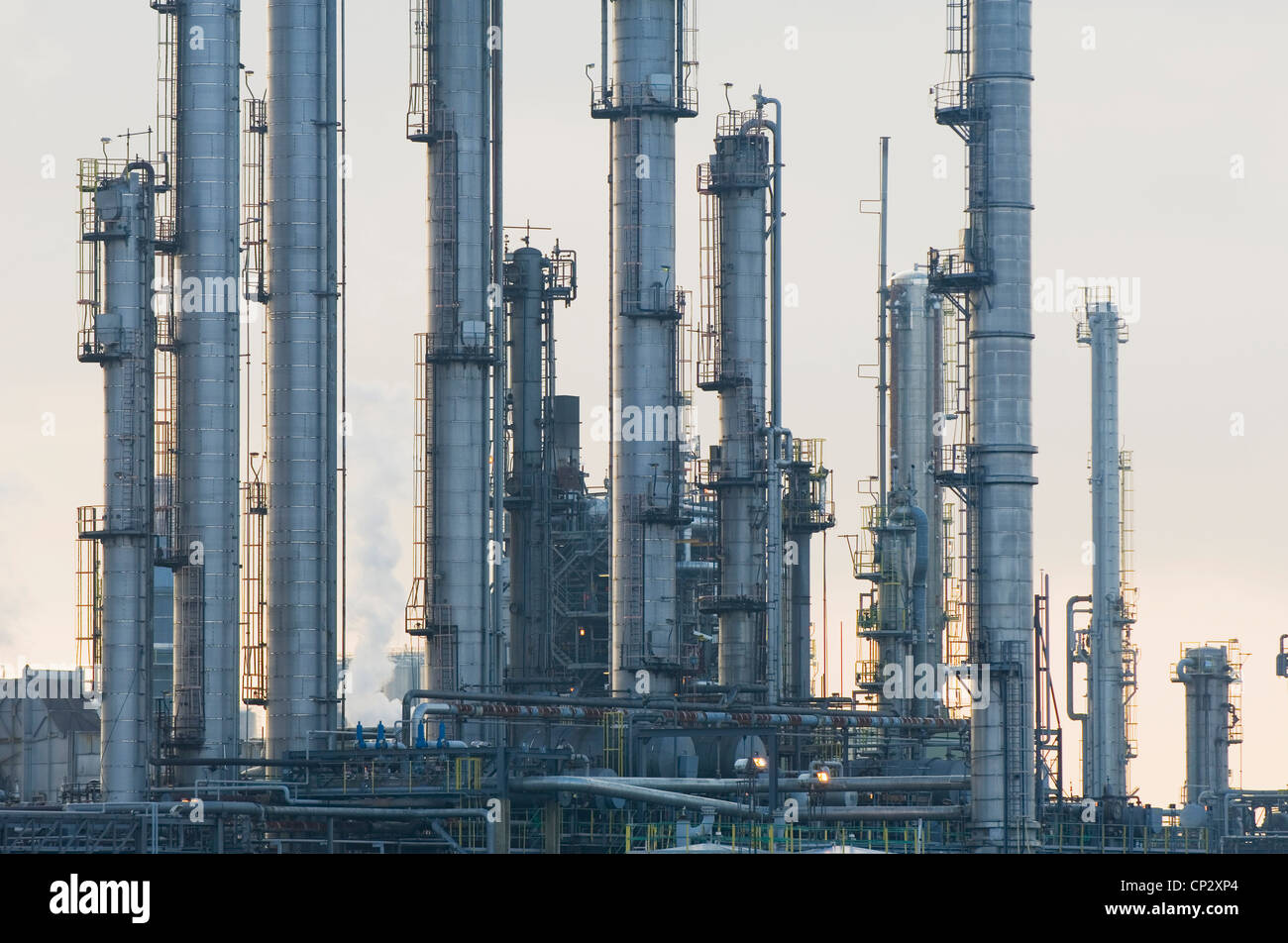 Öl-Raffinerie Grangemouth, Schottland. Stockfoto