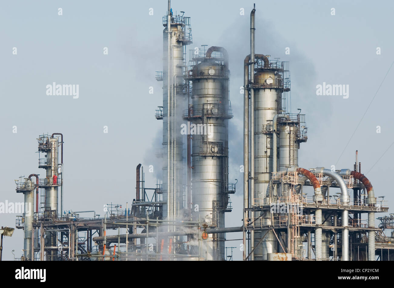 Öl-Raffinerie Grangemouth, Schottland. Stockfoto