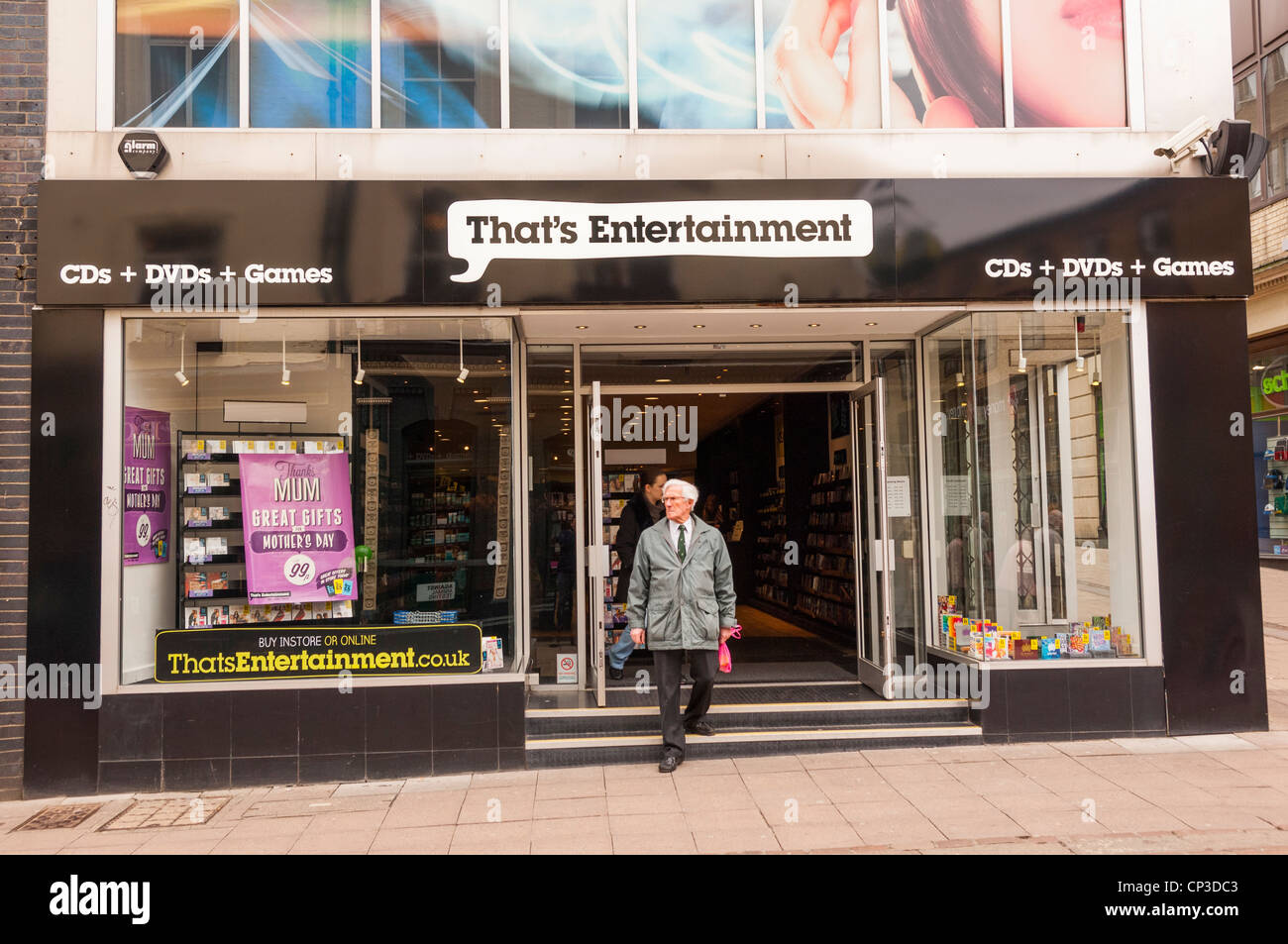Das ist Entertainment Shop Shop in Norwich, Norfolk, England, Großbritannien, Uk Stockfoto