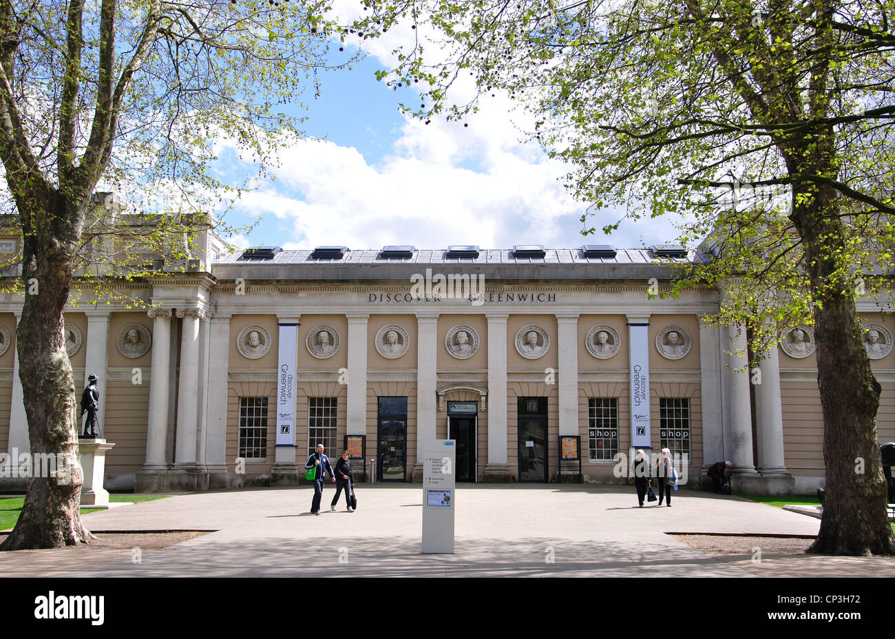 Entdecken Sie Greenwich Visitor Centre, Greenwich, Borough of Greenwich, London, England, United Kingdom Stockfoto