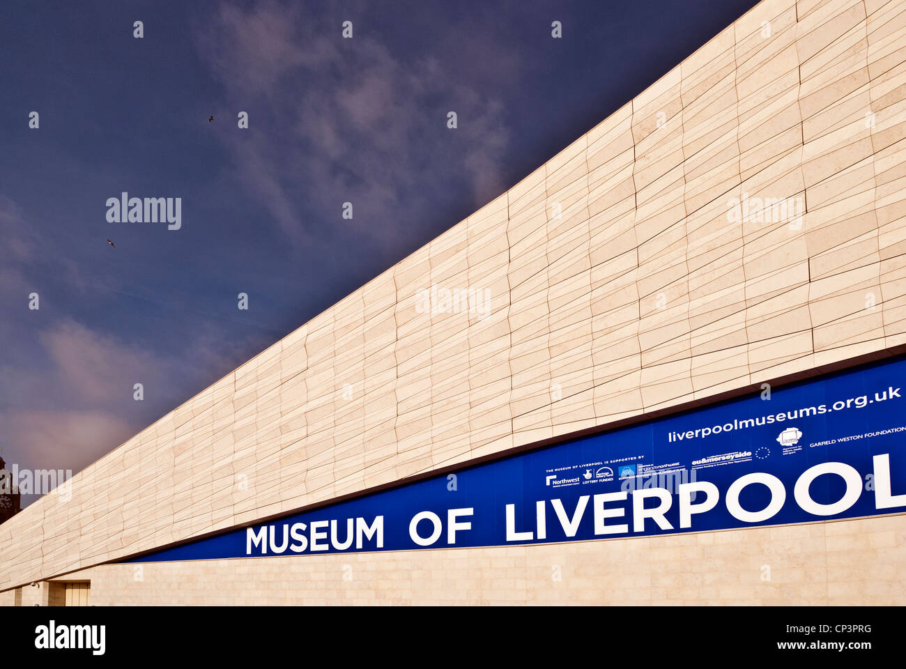 Seite des Liverpool Museum, Liverpool, England, UK Stockfoto