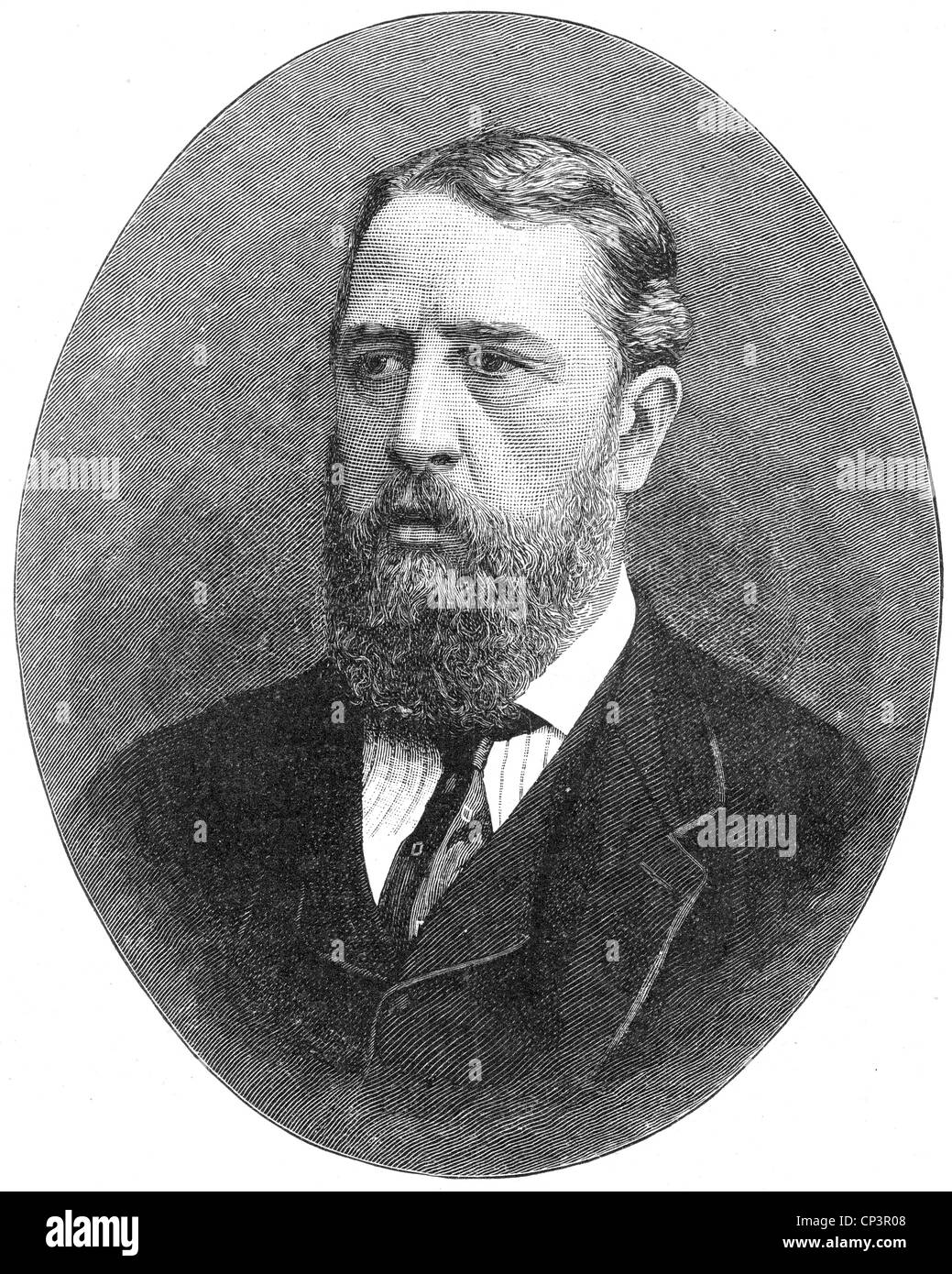 SPENCER CAVENDISH, 8. Duke of Devonshire (1833-1908), britischer Staatsmann Stockfoto
