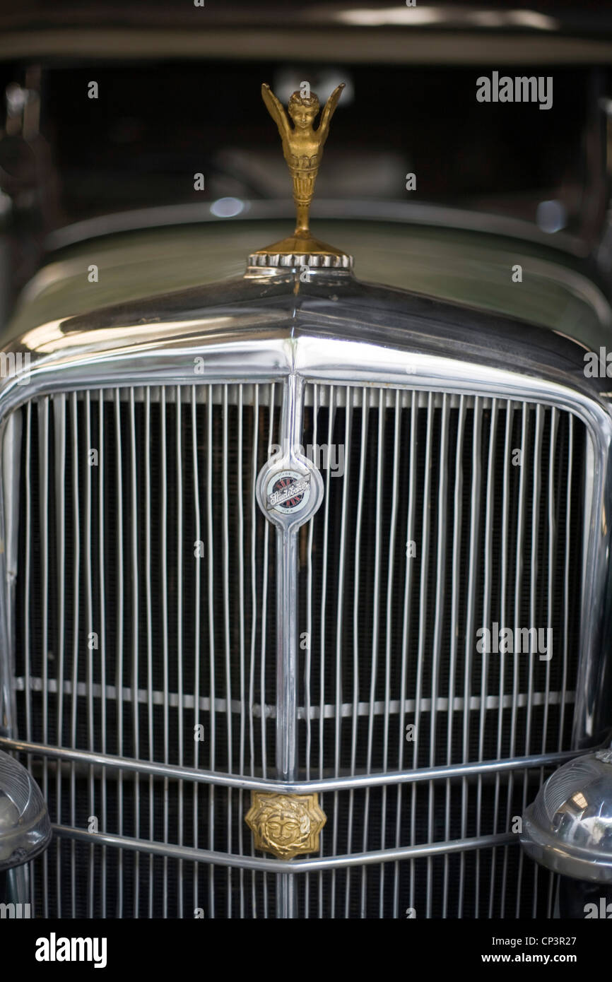 Oldtimer, die Zugehörigkeit zu den Besitzern des Palazzo Gem Jaipurs vor allem Juweliere, Jaipur, Indien Stockfoto