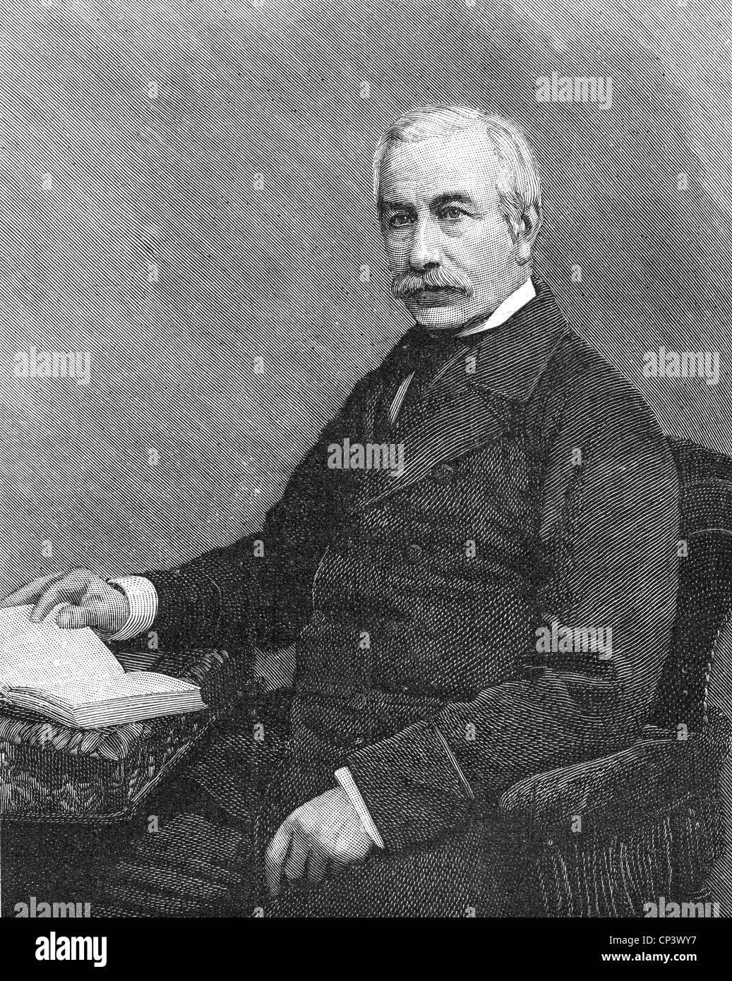 Britischer Kolonialbeamter HENRY BARTLE FRERE (1815-1884) Stockfoto