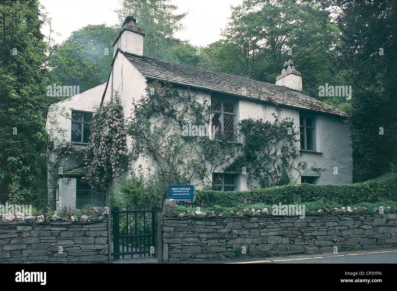 United Kingdom - England - Seenplatte - Grasmere, Dove Cottage, Heimat von William Wordsworth Stockfoto