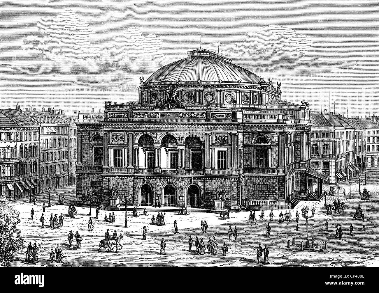 Geographie/Reisen, Dänemark, Kopenhagen, Neues Königliches Theater, erbaut 1872 - 1874, zusätzliche-Rechte-Clearences-nicht vorhanden Stockfoto