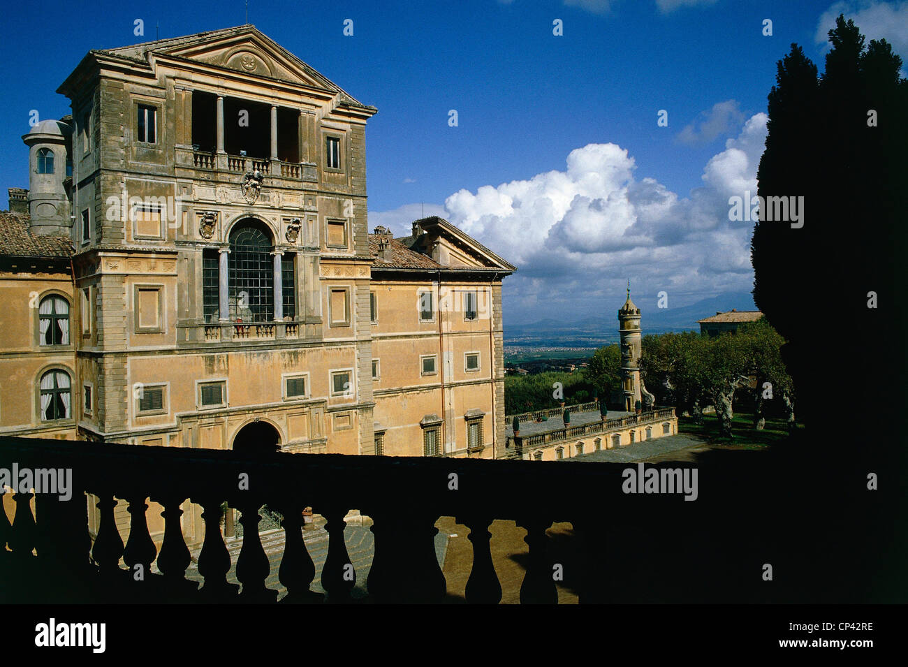 Lazio - Frascati (Rm) - Villa Aldobrandini. Stockfoto