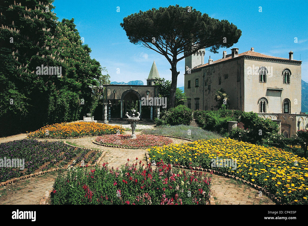 VILLA CAMPANIA RAVELLO Cimbrone XX Jahrhundert Stockfoto