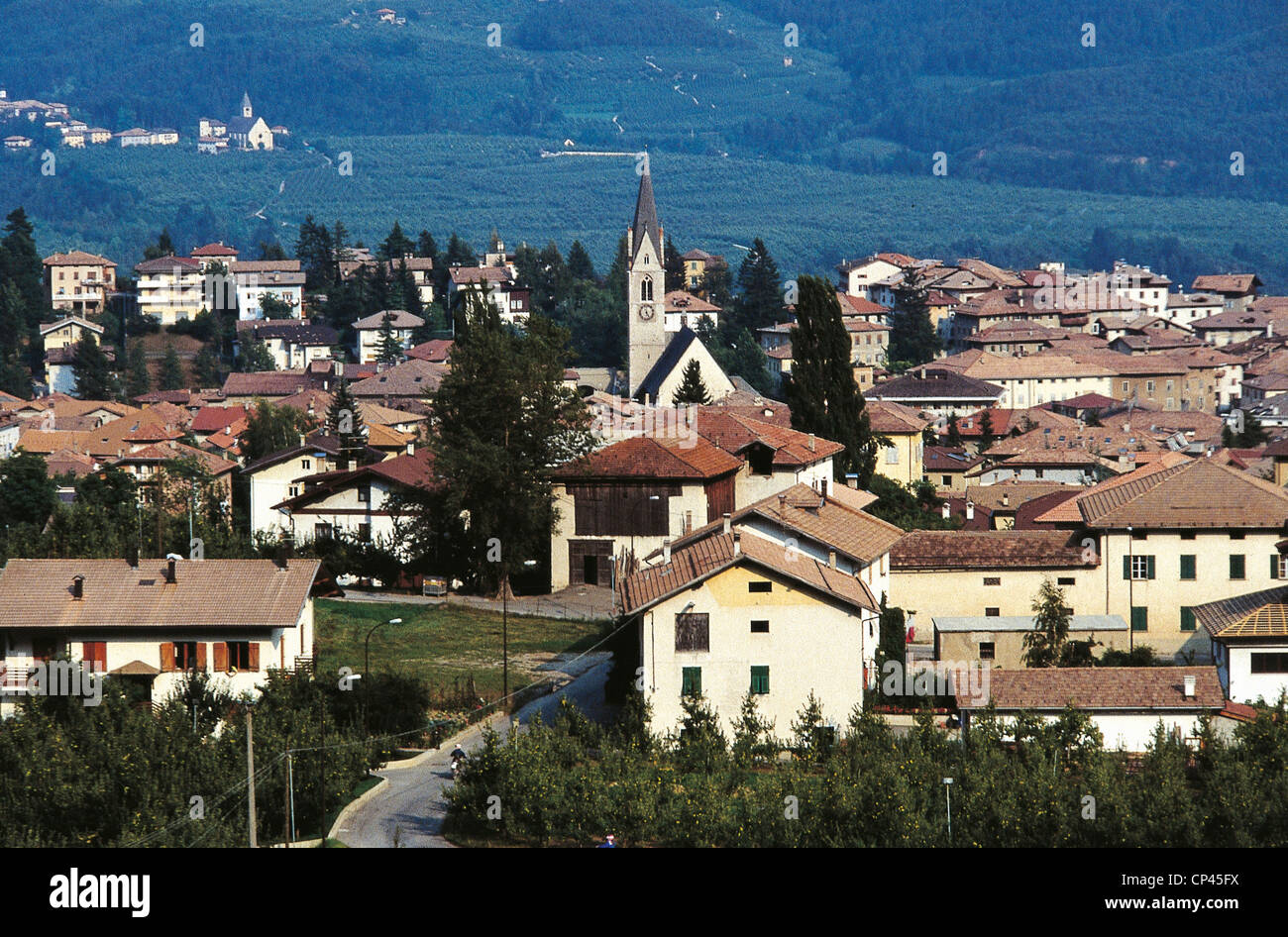 Trentino-Alto Adige - Val di Non - Cles (Tn). Stockfoto