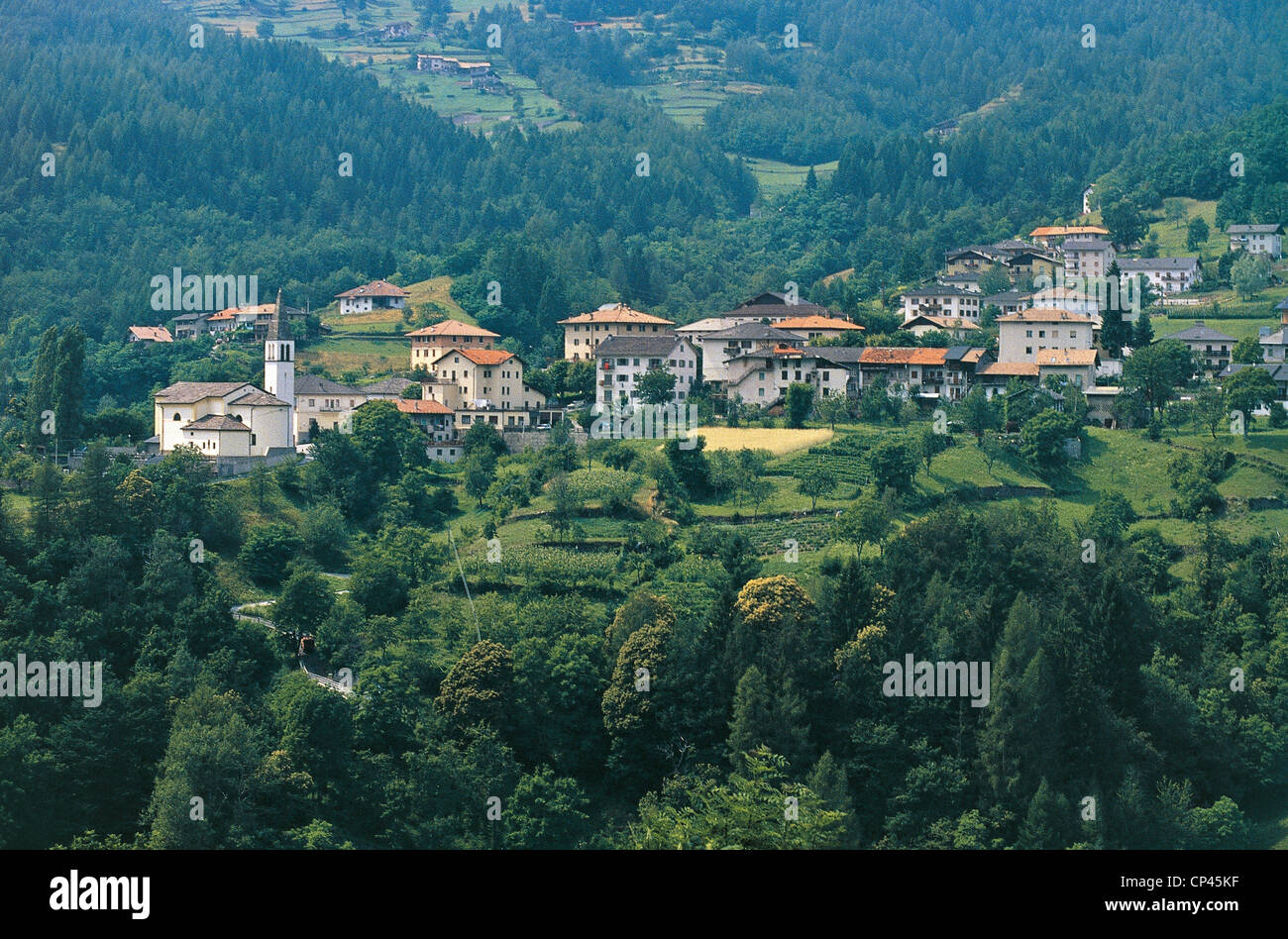 Trentino Alto Adige, Orsola TERME (TN) Stockfoto