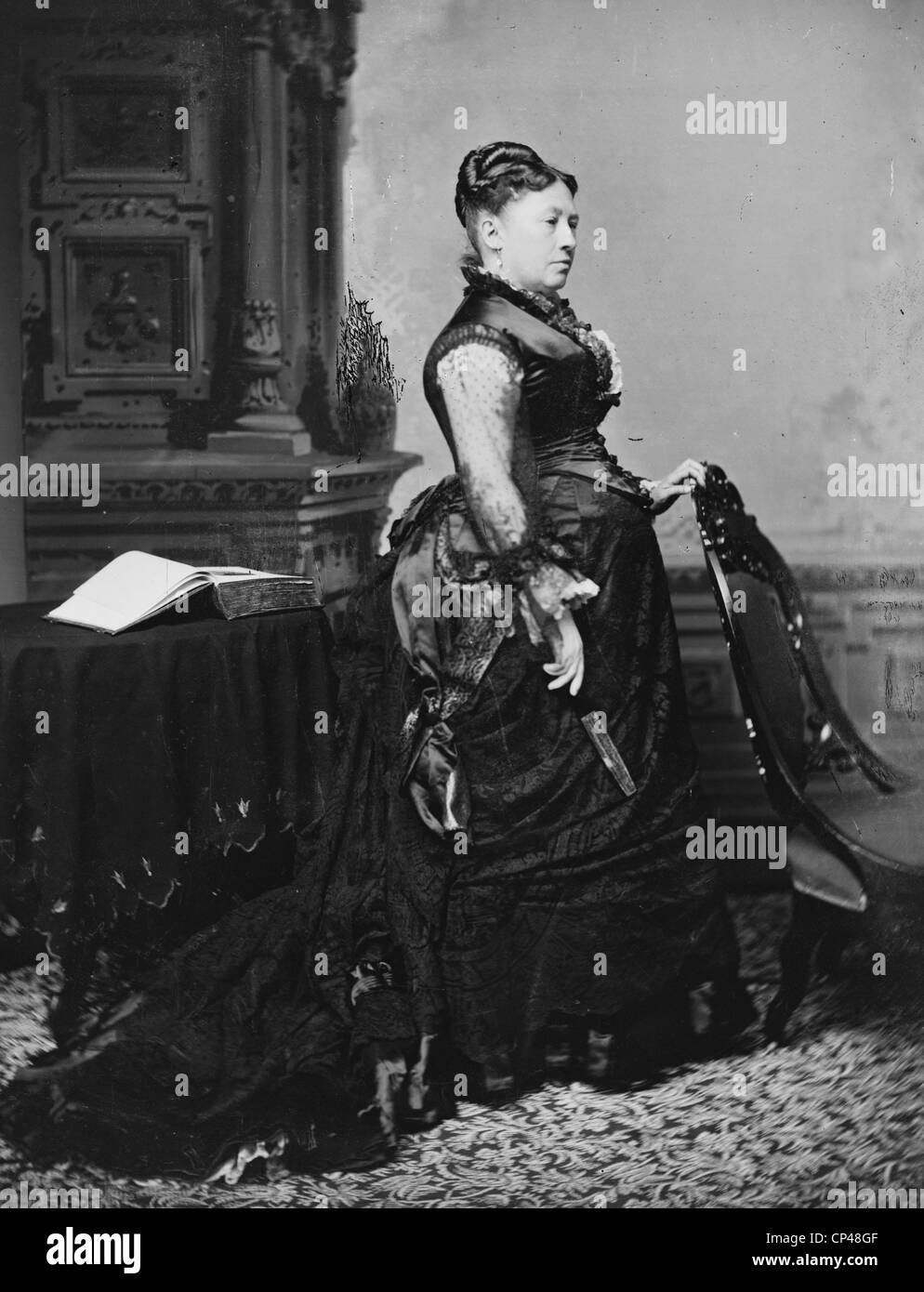 Julia Grant 1860 s Stockfoto