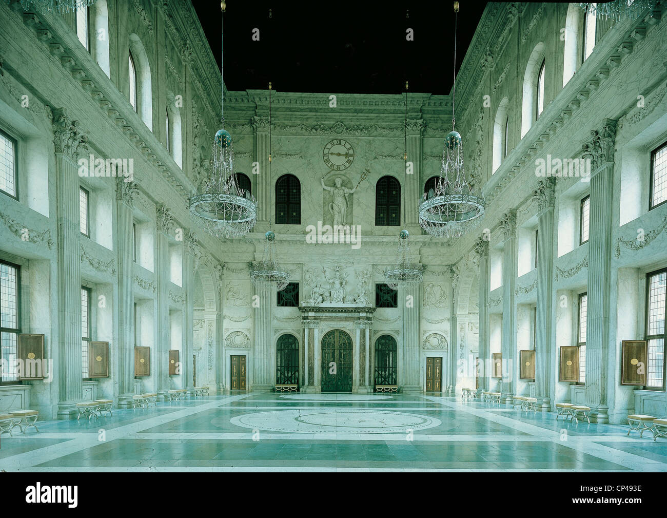 Niederlande Amsterdam Royal Palace Show Mittel- Stockfoto