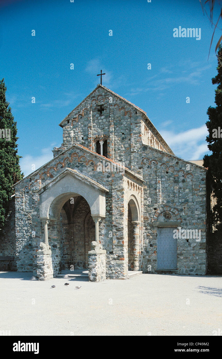 Ligurien Albisola Kirche San Pietro Stockfoto