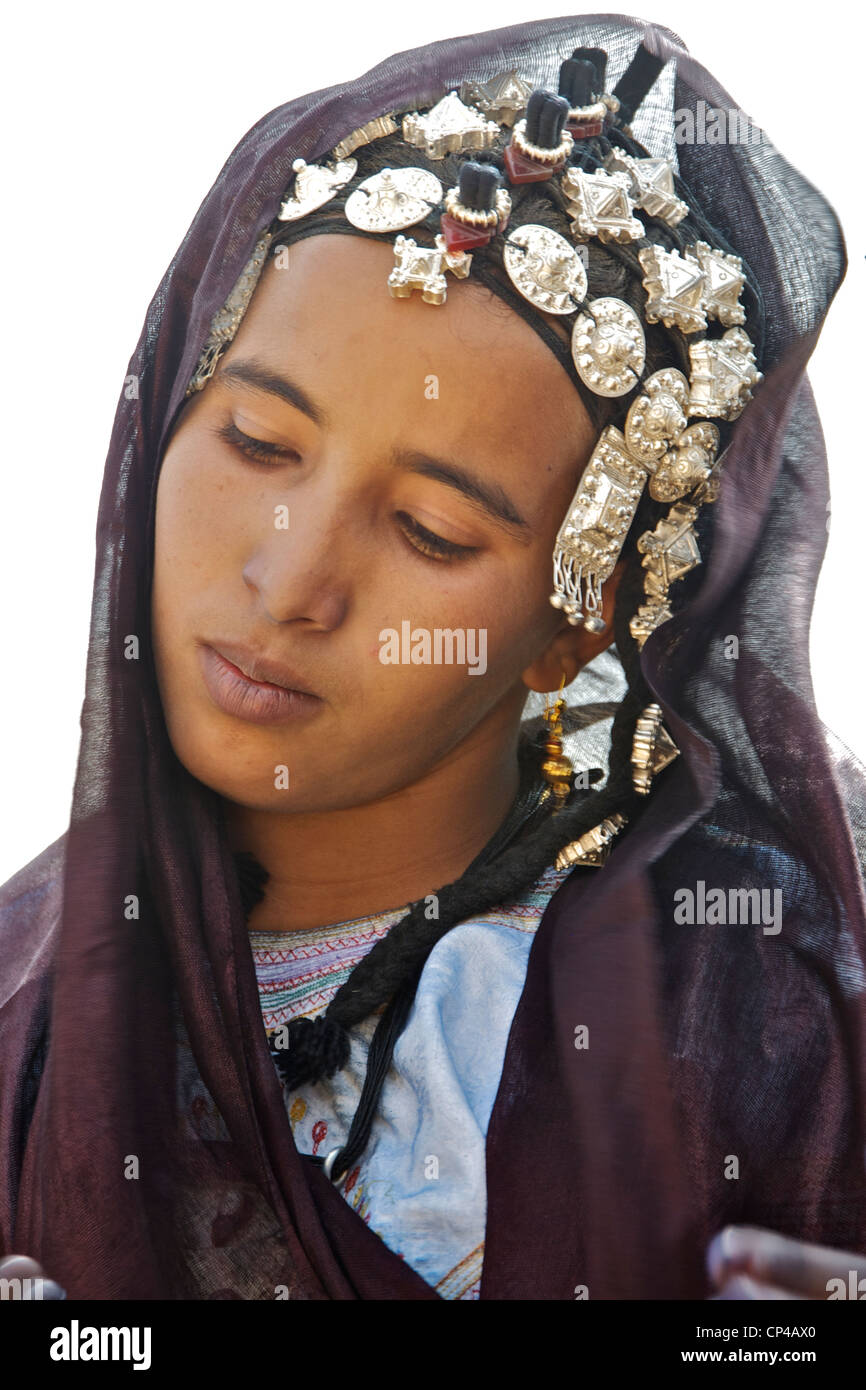 Eine Frau in Timbuktu, Mali. Stockfoto