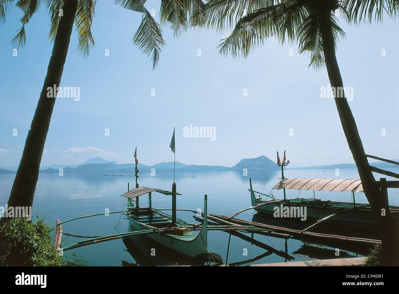 Philippinen - Insel Luzon - Batangas. Lake Taal. Stockfoto