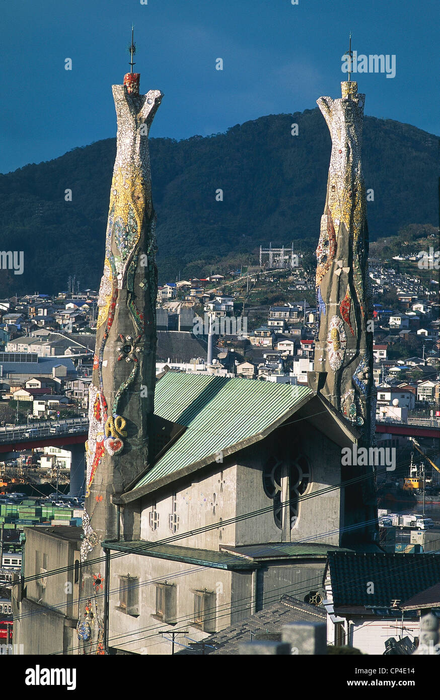 Japan - Nagasaki. 26 Gedenkstätten der heilige Märtyrer Stockfoto