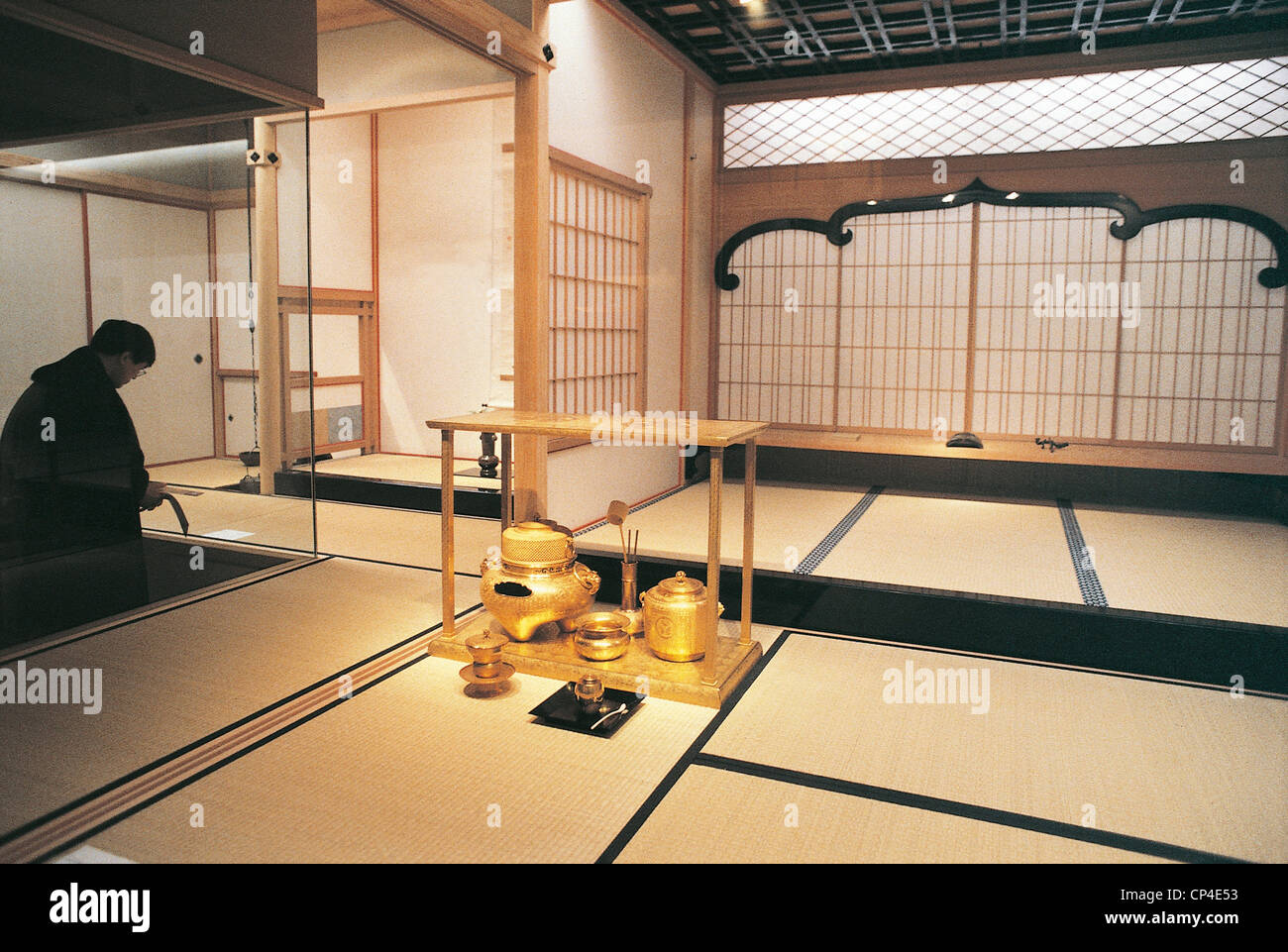 Japan - Nagoya. Innenraum des Tokugawa Art Museum. Stockfoto