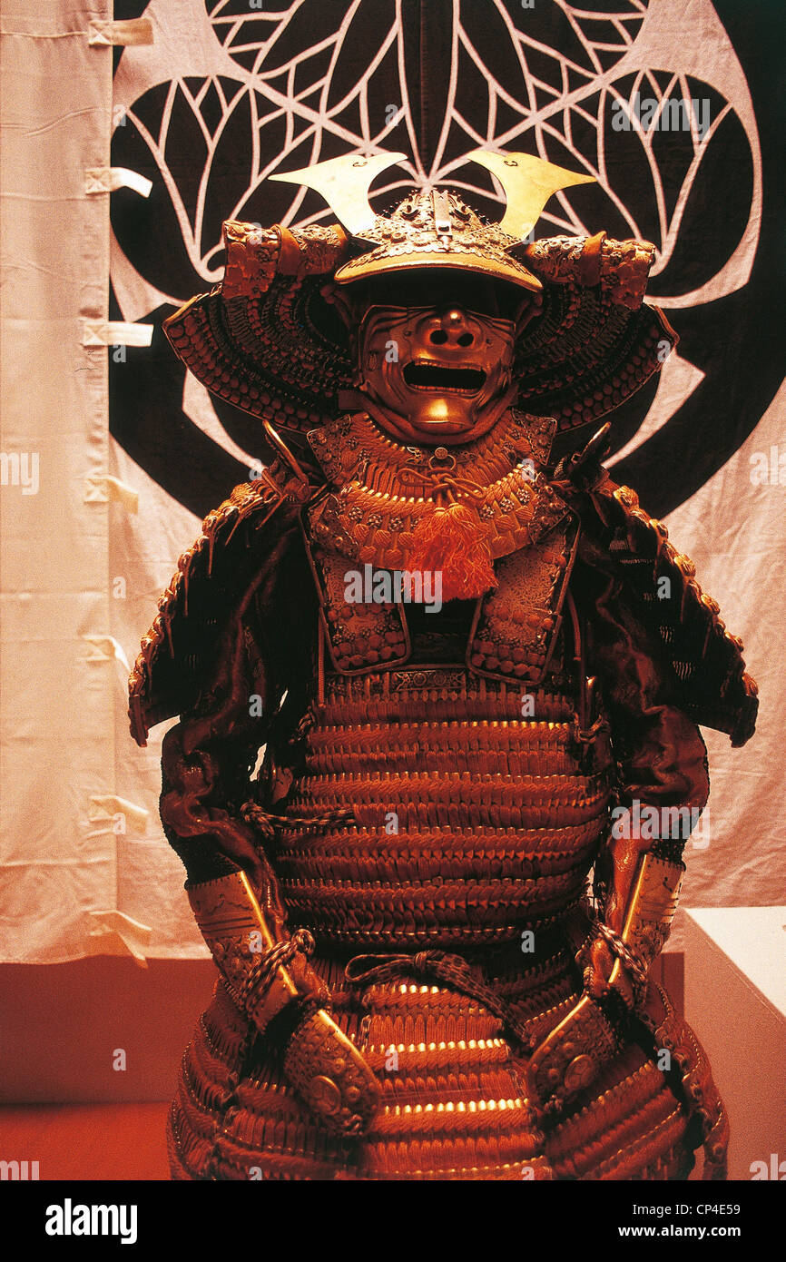 NAGOYA JAPAN Kunstmuseum Tokugawa Samurai Stockfoto