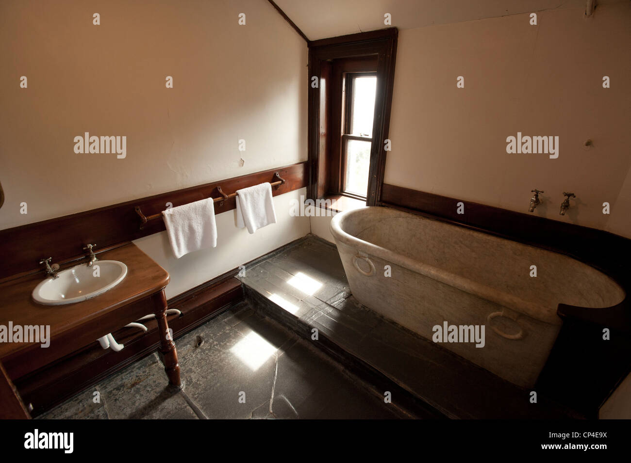 Larnachs Burg, Dunedin, Otago Peninsula, Südinsel, Neuseeland Stockfoto