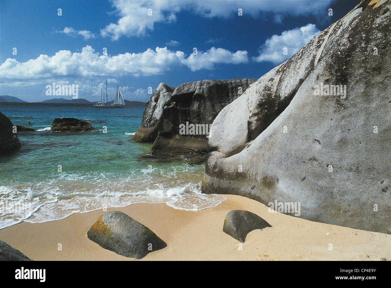 Britische Jungferninseln (britische Kolonie) - Virgin Gorda Island - Stockfoto Britische Jungferninseln (britische Kolonie) - Virgin Gorda Island - Stockfoto