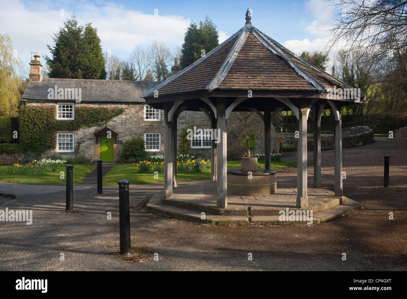 Ashford in Wasser, Derbyshire, Peak District, England, Großbritannien Stockfoto