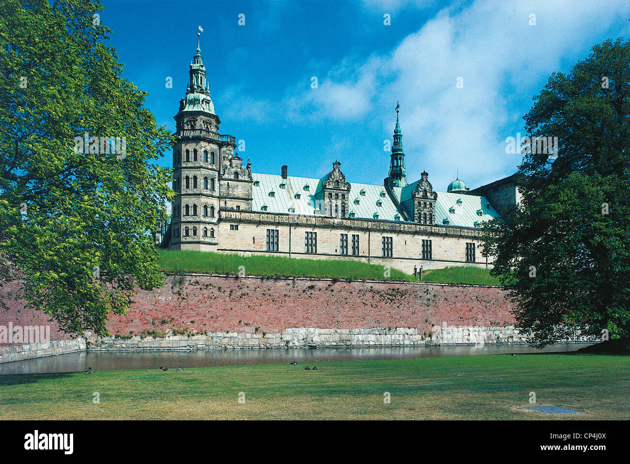 SJ? Lland DK Helsingor Schloss Kronborg Stockfoto