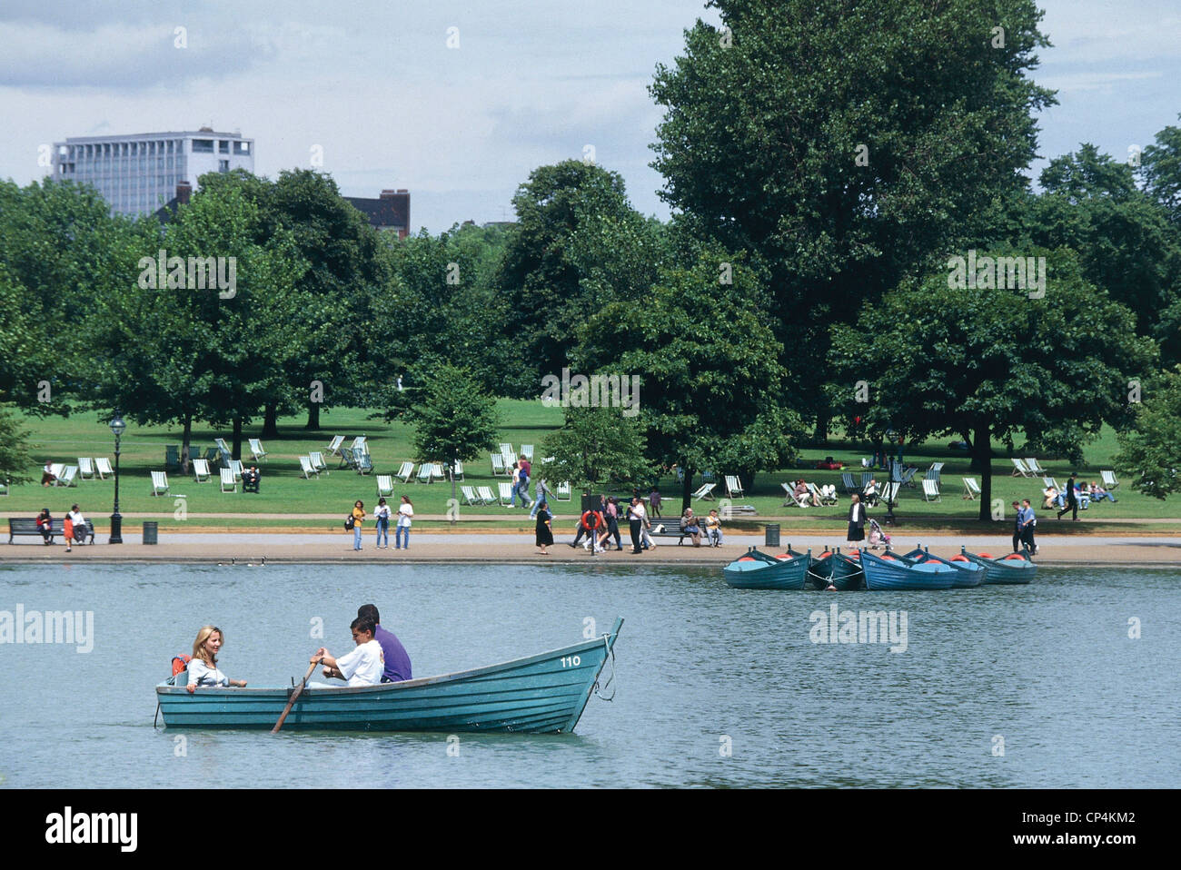 Großbritannien London Hyde Park Boot auf dem Serpentine Stockfoto