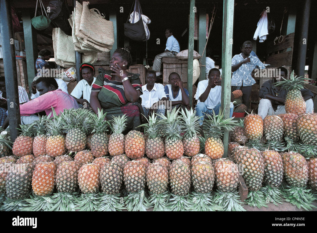 Kampala-Uganda-Markt Stockfoto