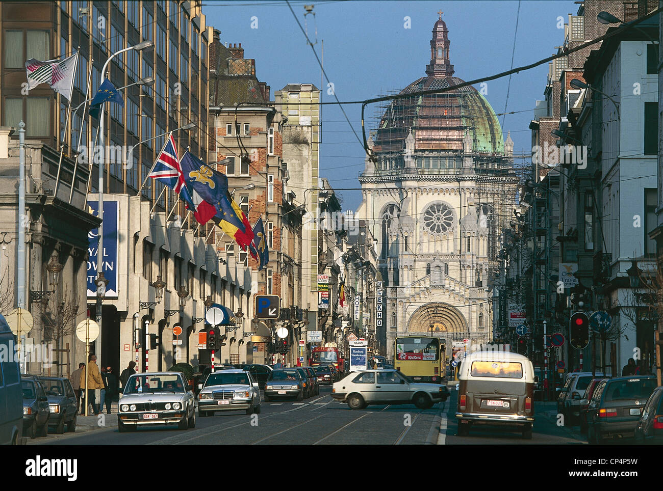 Belgien - Brüssel - die Jesus-Kirche in der Rue Royale Stockfoto