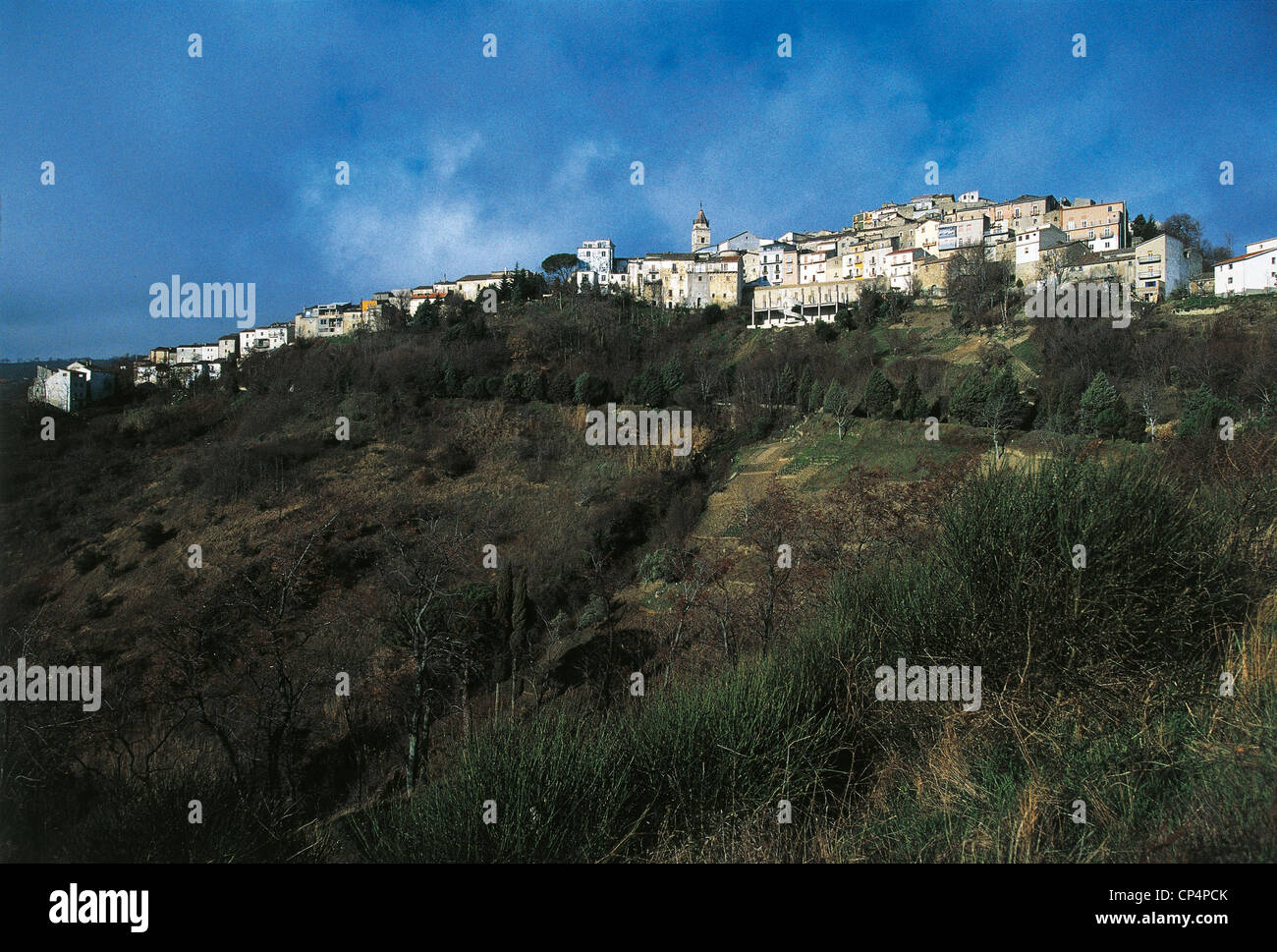 Campania - Castelvetere in Val Fortore (Bn). Stockfoto