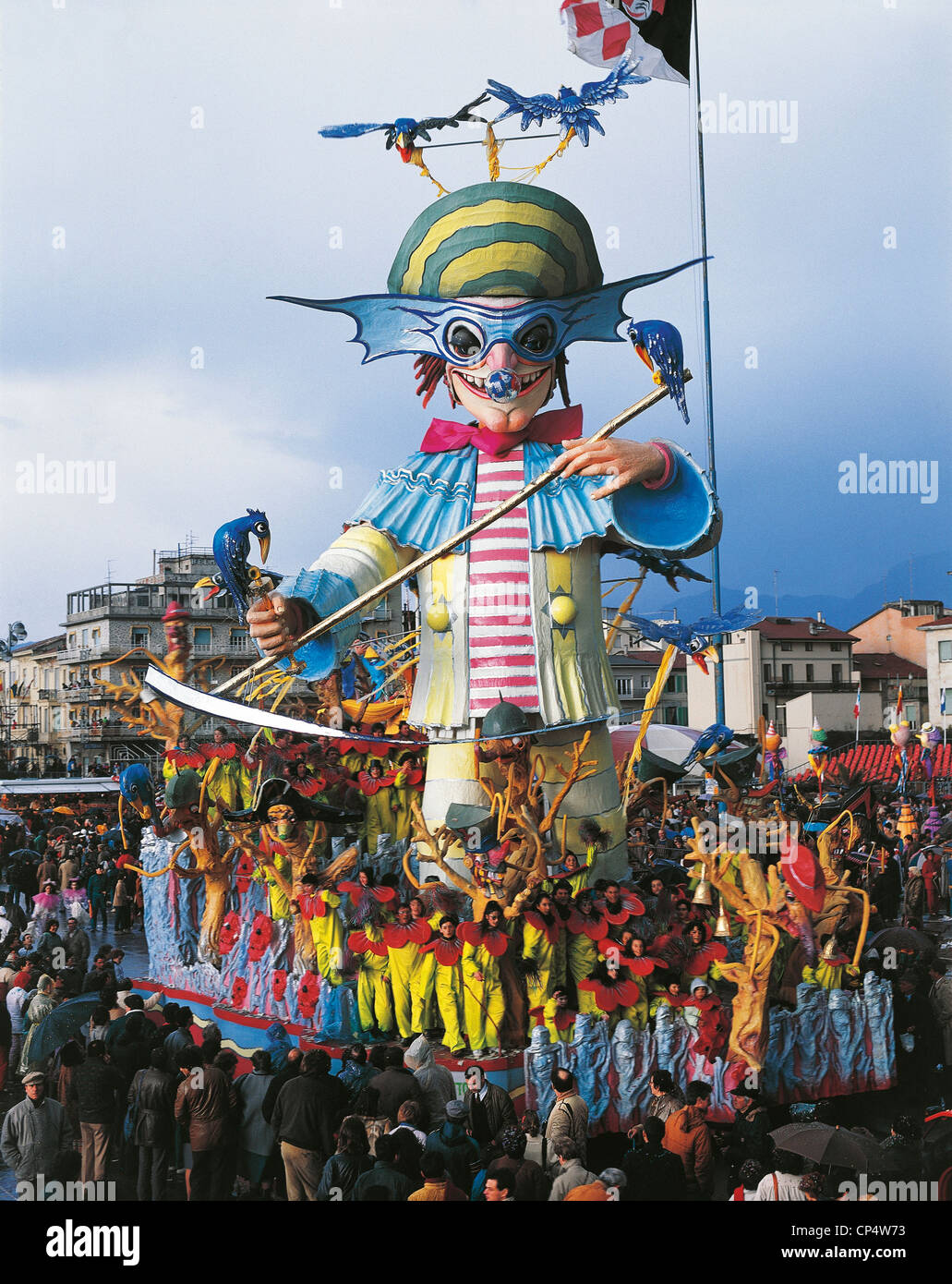 Tuscany Karneval von Viareggio Stockfoto